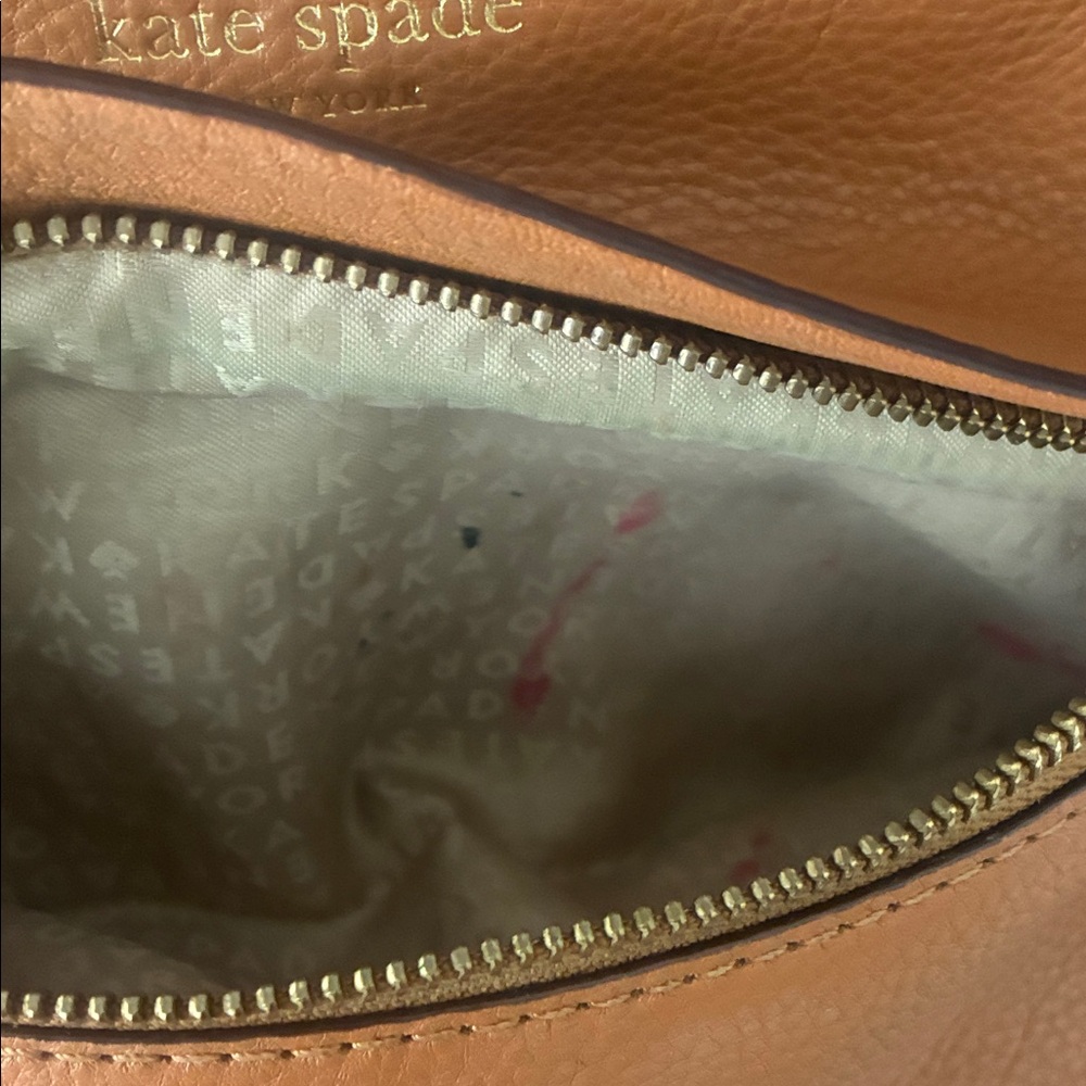 Kate Spade Leather Tan/Brown/Camel Crossbody Bag - Picture 15 of 15
